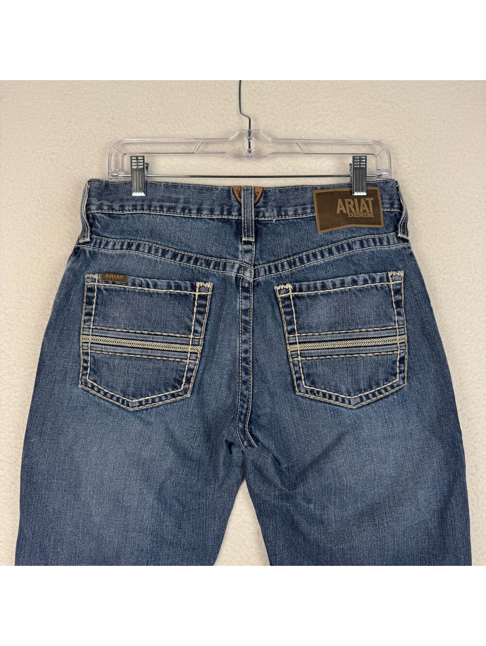 ARIAT M2 Traditional Relaxed Boot Cut Jeans Mens 30x34 Owens Western Work Wear - Picture 4 of 12